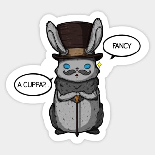 Top Hat Bunny Sticker